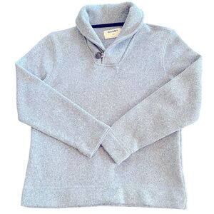 Boys’ Blue Grey Old Navy Fleece Sweater Size 8(M)